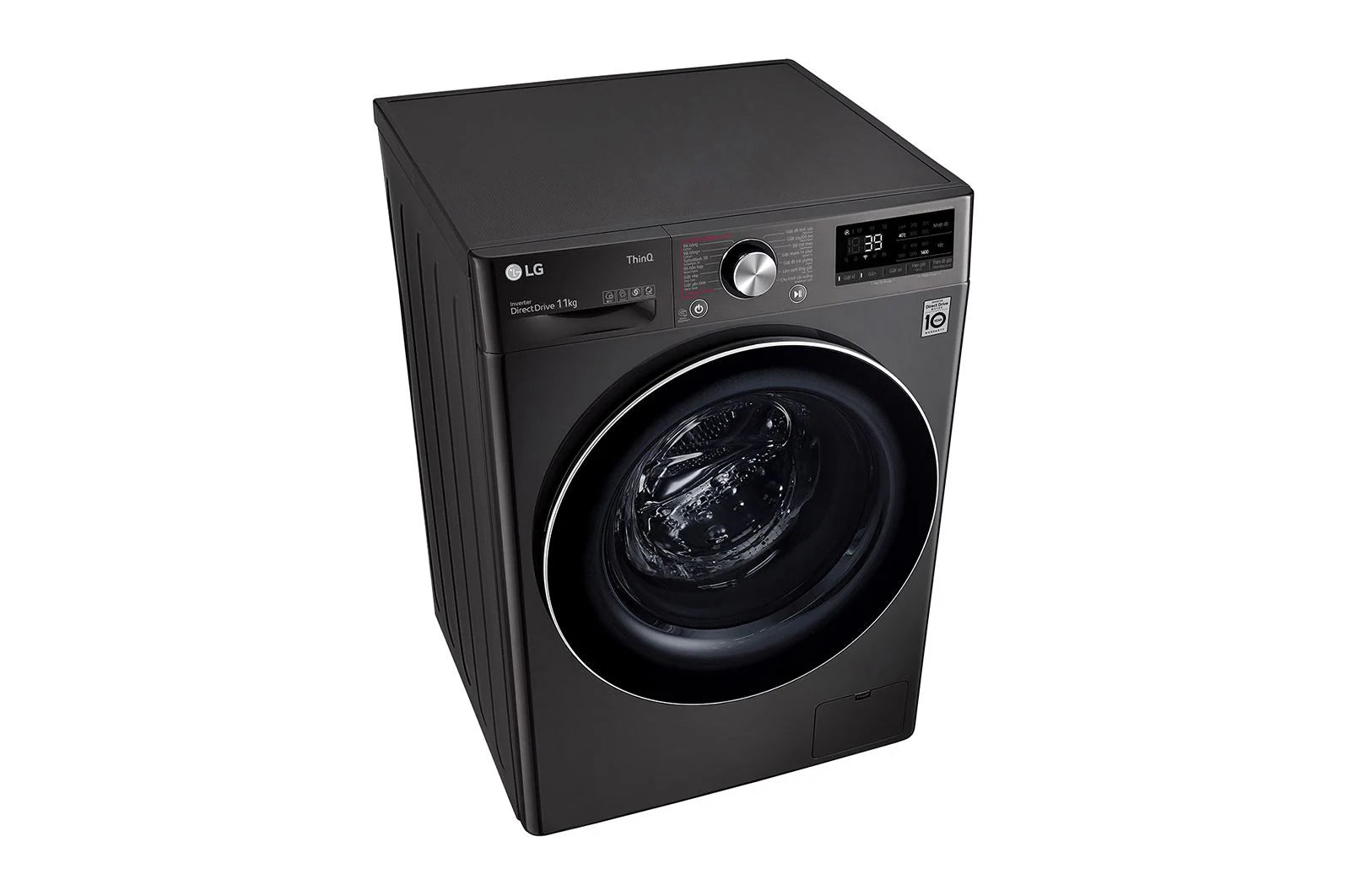 LG 10 KG Front Load Washing Machine (FV1410S3B) – AI DD Motor, TurboWash™, Steam™, Wi-Fi, Child Lock – Black