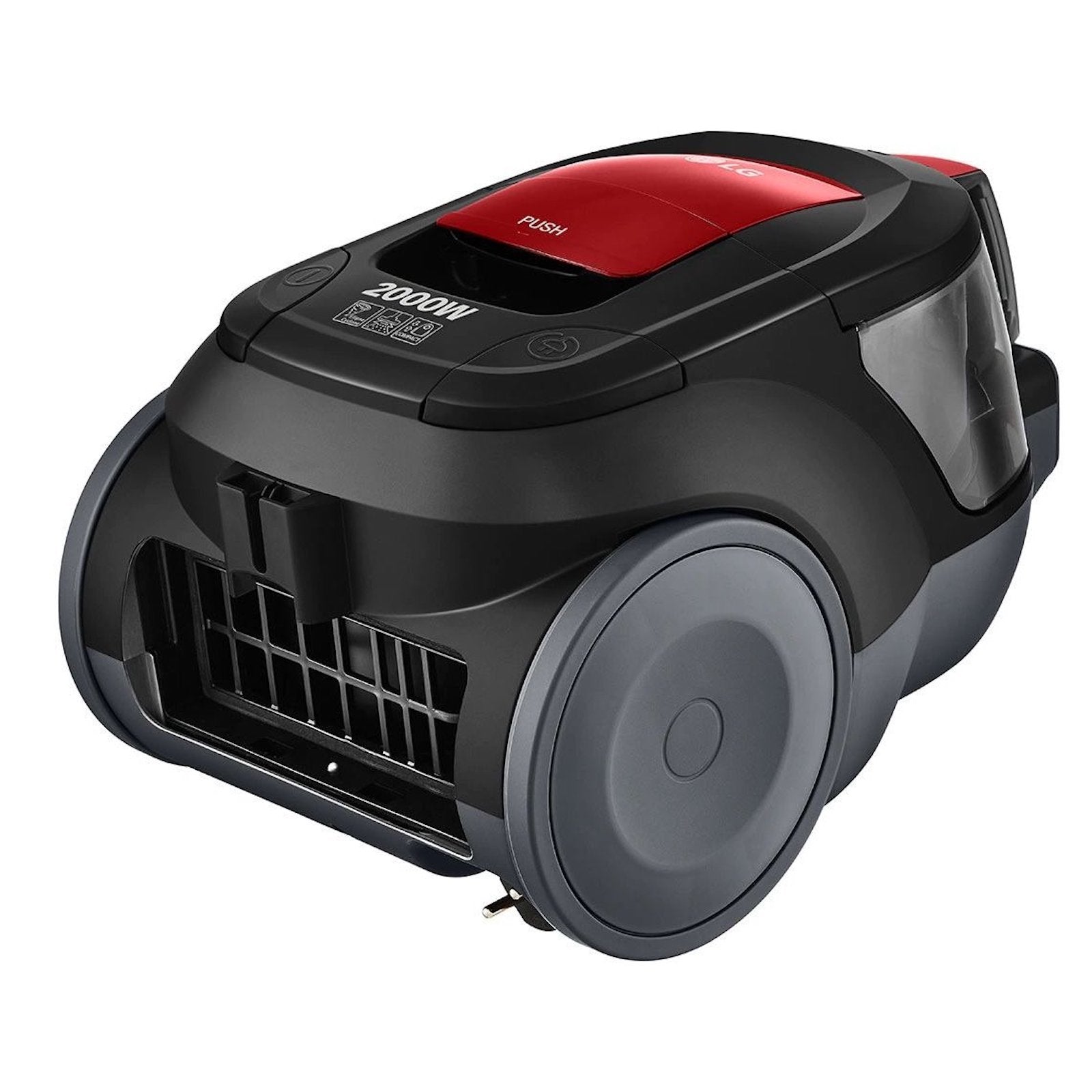 LG 2000W 1.3L Kompressor™ Bagless Vacuum Cleaner in Pearl Sparkle Red V5420NNTR