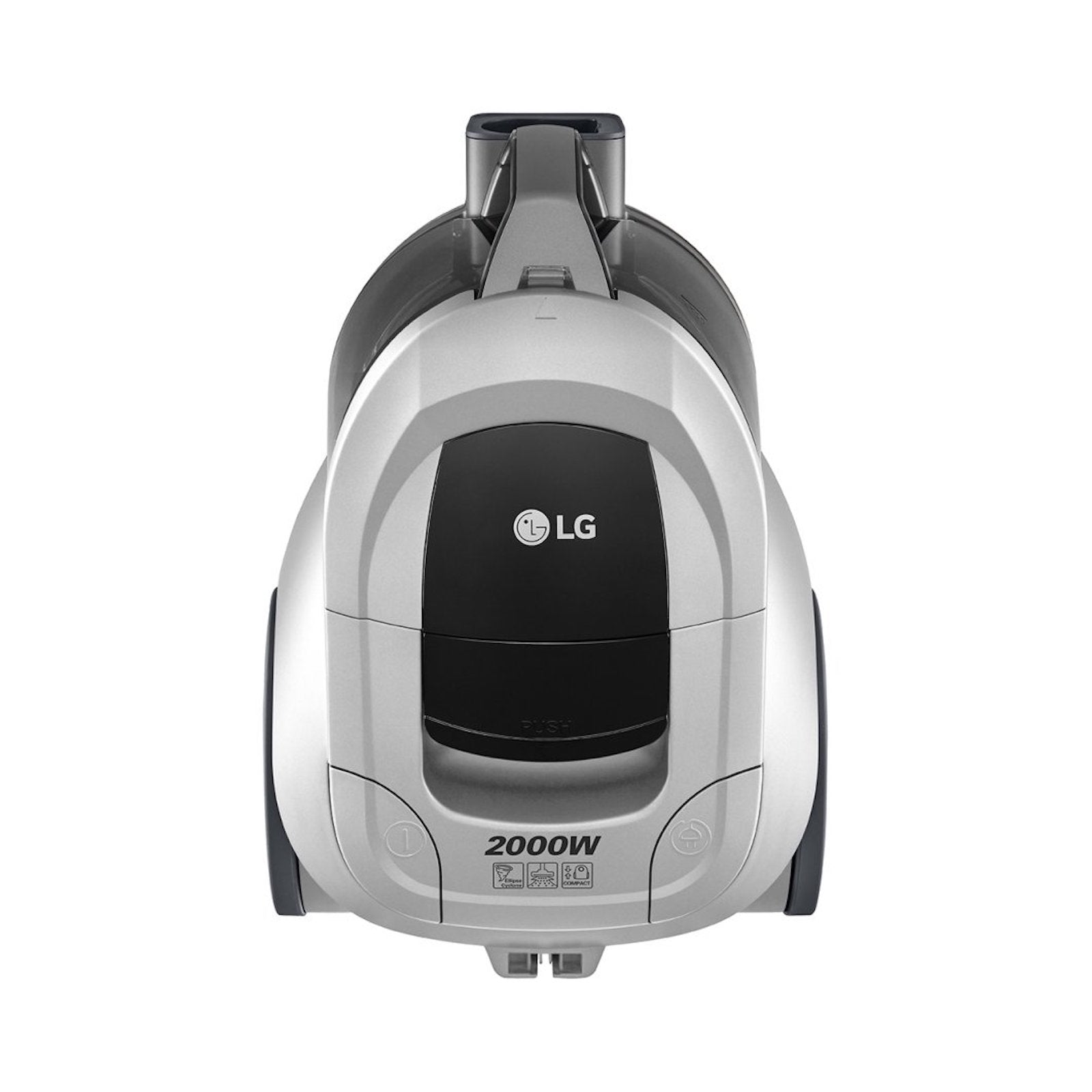 LG 2000W 1.5 Liter Dust Capacity Bagless Vacuum, Silver Color, Low Noise Level, HEPA Filter V5420NNTS