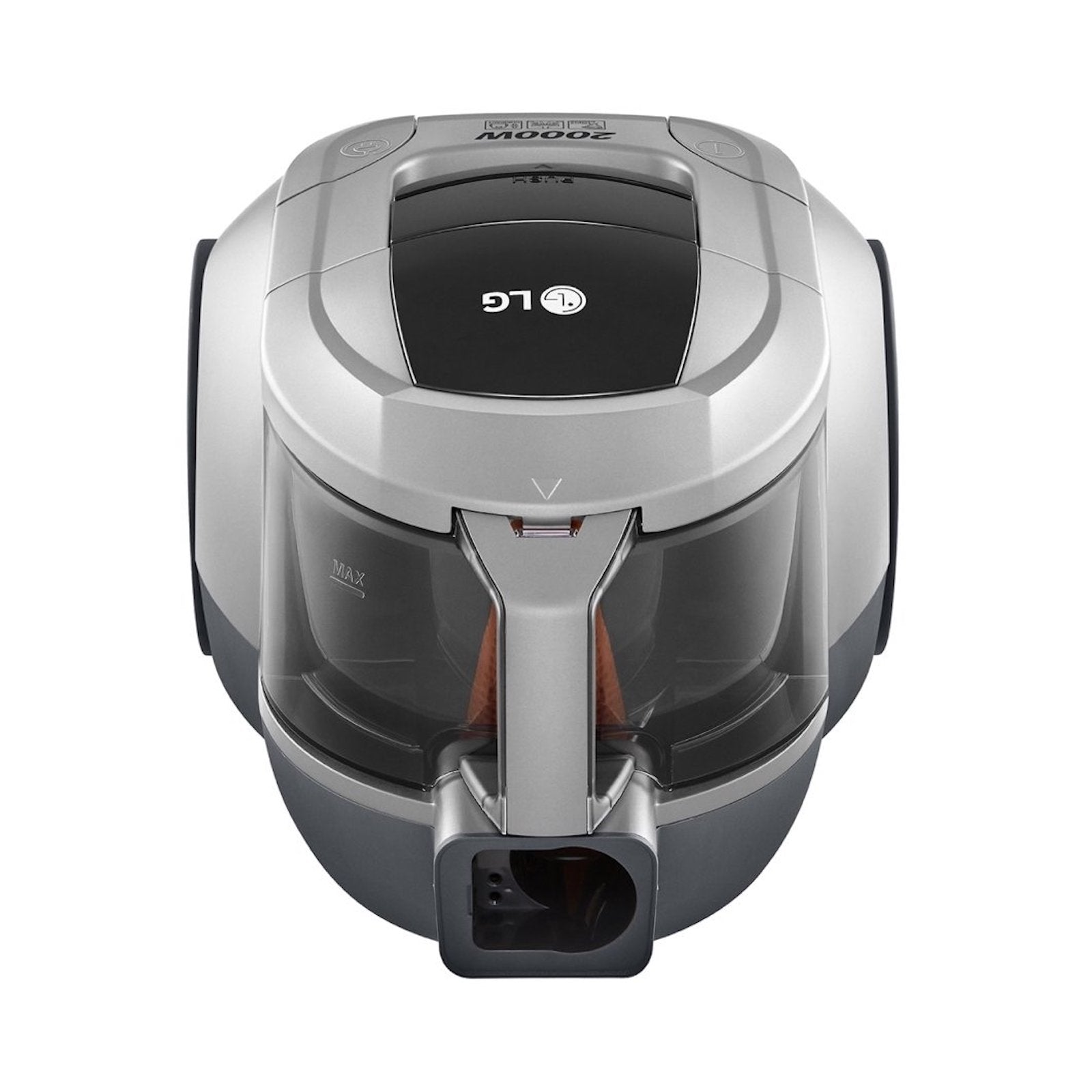 LG 2000W 1.5 Liter Dust Capacity Bagless Vacuum, Silver Color, Low Noise Level, HEPA Filter V5420NNTS