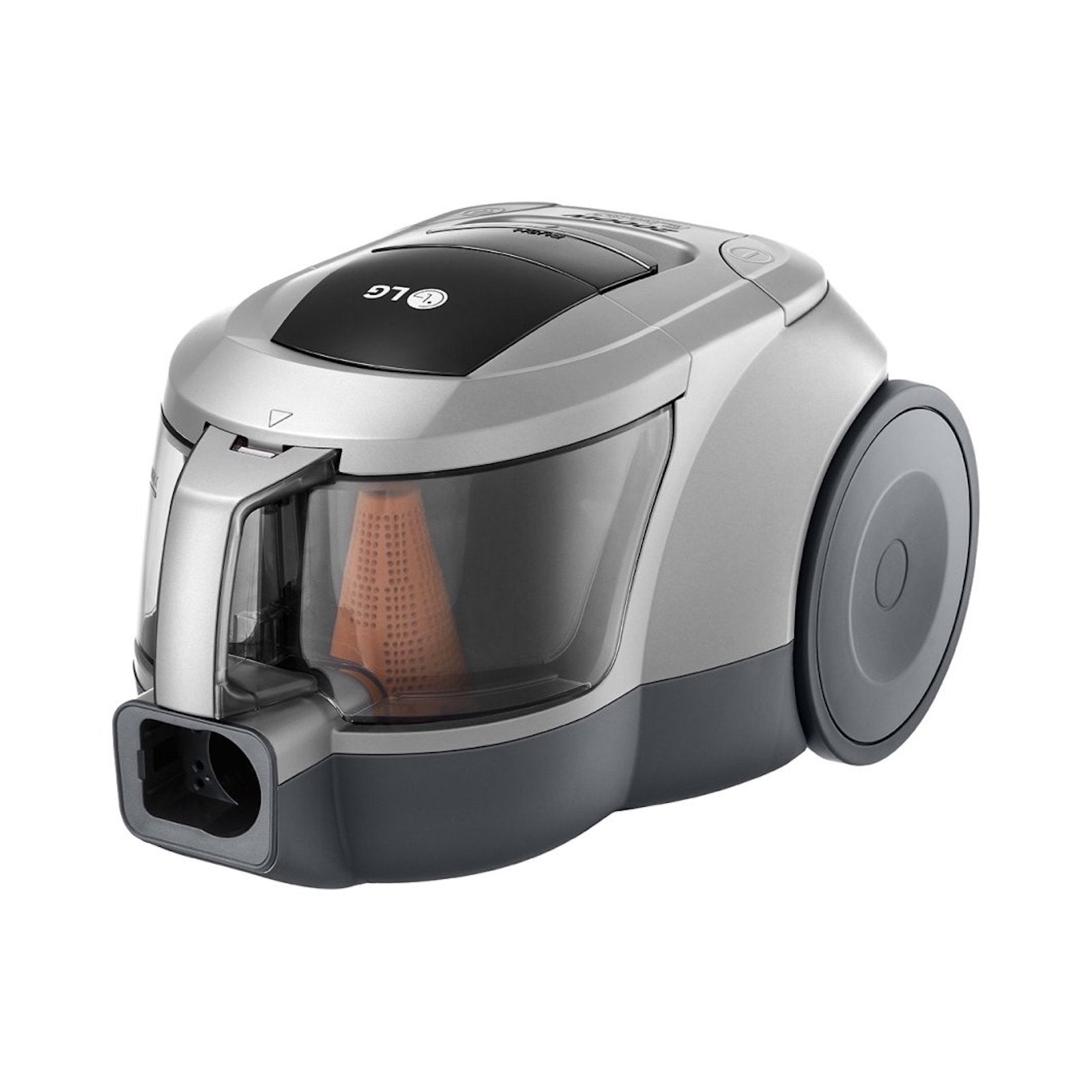 LG 2000W 1.5 Liter Dust Capacity Bagless Vacuum, Silver Color, Low Noise Level, HEPA Filter V5420NNTS