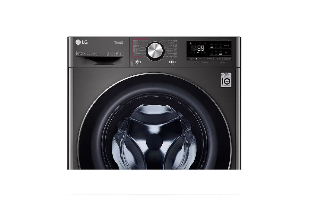 LG 10 KG Front Load Washing Machine (FV1410S3B) – AI DD Motor, TurboWash™, Steam™, Wi-Fi, Child Lock – Black